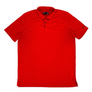 Oakley - Mens Red Hydrolix Sport Polo Shirt Regular Fit - Size XL